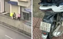 Tạm giữ hình sự người đàn ông chở vợ đi ngược chiều, tông CSGT rồi bỏ chạy