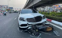 Nữ tài xế Mercedes tông loạt xe máy ở TP Hồ Chí Minh vi phạm nồng độ cồn