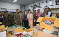 Thái Lan thu giữ thuốc lá điện tử quy mô lớn