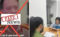 Thông tin ''dừng xe ở làn khẩn cấp đi vệ sinh vẫn bị phạt nguội'' là nội dung cắt ghép, bịa đặt
