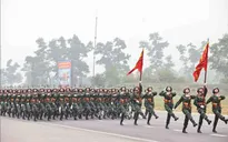 Hơn 5.000 cán bộ chiến sĩ hợp luyện diễu binh kỷ niệm 50 năm Giải phóng miền Nam