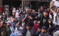 Hàng trăm người biểu tình phản đối Hamas ở miền Bắc Gaza