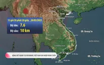 Động đất có độ lớn 7.6 gây rung lắc ở Việt Nam: Chuyên gia cảnh báo gì?