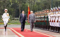Chủ tịch nước Lương Cường chủ trì lễ đón chính thức Tổng thống Brazil