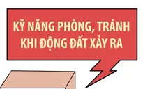 Cần làm gì để bảo vệ bản thân an toàn khi xảy ra động đất, dư chấn mạnh?