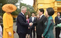 Chủ tịch nước Lương Cường chủ trì lễ đón cấp Nhà nước Nhà Vua Vương quốc Bỉ