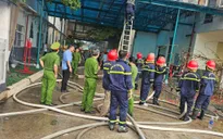 Cháy lớn tại khu công nghiệp Tân Hương, Tiền Giang