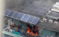 Cháy tòa nhà 5 tầng ở TP Hồ Chí Minh