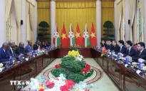 Chủ tịch nước Lương Cường: Việt Nam luôn coi trọng quan hệ hữu nghị với Burundi