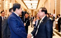 Chủ tịch Quốc hội Trần Thanh Mẫn tiếp Chủ nhiệm Ủy ban Đối ngoại Quốc hội Lào
