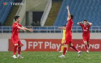 Ảnh: Thể Công Viettel giữ lại 1 điểm sau siêu phẩm của Hữu Thắng