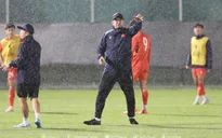 U17 Việt Nam đội mưa tập luyện, sẵn sàng cho thử thách mang tên U17 Nhật Bản