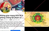 Cảnh báo trang facebook giả mạo Cục an ninh mạng hỗ trợ điều tra lừa đảo