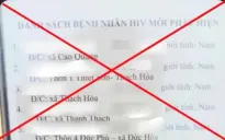 Bác thông tin về danh sách người bị nhiễm HIV lan truyền trên mạng xã hội