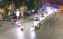 Công an Hà Nội xuyên đêm diễn tập phương án đón, dẫn đoàn khách quốc tế