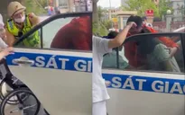 CSGT kịp thời dùng xe đặc chủng giúp đỡ sản phụ tới bệnh viện sinh con