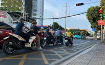 TP Hồ Chí Minh: Sơn mắt võng giúp giảm xe lấn làn rẽ phải