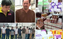 Phát hiện lượng lớn thuốc giảm đau trong thành phần thuốc giả vừa triệt phá