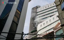 Vụ cháy toà nhà 18 tầng ở phố Thái Hà: Nhiều người chạy thoát bằng thang bộ