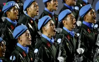 Hào hùng buổi tổng hợp luyện diễu binh, diễu hành của hàng ngàn chiến sĩ tại TP Hồ Chí Minh