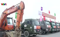 Vượt nắng, thắng mưa trên các công trình trọng điểm