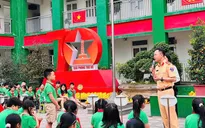 Hà Nội: Phổ biến kiến thức an toàn giao thông đến hơn 4.400 học sinh các cấp