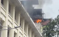 Xảy ra cháy tại một ngôi nhà ở phố Ngõ Trạm (Hà Nội)