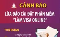 Cảnh báo lừa đảo cài đặt phần mềm “làm visa online”