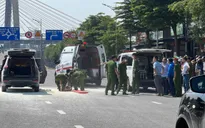 2 người tử vong bên chiếc xe bốc cháy giữa đường ở Đà Nẵng