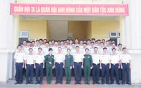 Chiến sĩ Hải quân quyết tâm hoàn thành nhiệm vụ diễu binh, diễu hành dịp 30/4