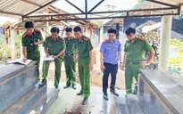 Khai quật hài cốt bào thai để điều tra vụ bé gái 13 tuổi bị xâm hại