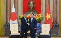 Chủ tịch nước Lương Cường tiếp Thủ tướng Nhật Bản