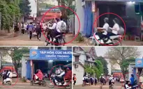 Hà Nội: Ghi hình tận cổng trường, CSGT phát hiện nhiều học sinh vi phạm giao thông
