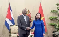Phó Chủ tịch nước Võ Thị Ánh Xuân tiếp Phó Chủ tịch nước Cuba Valdes Mesa
