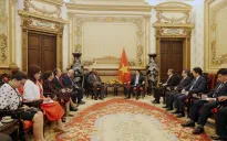 Chủ tịch nước Lương Cường tiếp Phó Chủ tịch nước Cuba