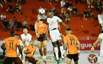 Vòng 21 V.League: Châu Ngọc Quang nhận thẻ đỏ, HAGL thua ngược đội áp chót Bình Định
