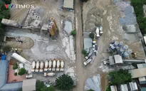 Nhiều trạm trộn bê tông hết phép, gây ô nhiễm môi trường tại phường Liên Mạc (Bắc Từ Liêm)