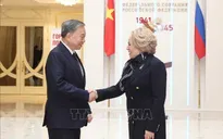 Tổng Bí thư Tô Lâm hội kiến Chủ tịch Hội đồng Liên bang Nga Valentina Matviyenko