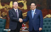 Thủ tướng Phạm Minh Chính đề nghị Tập đoàn Hoa Điện đầu tư, góp phần đảm bảo an ninh năng lượng cho Việt Nam