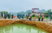 Bắc Kạn: Huy động lực lượng tìm kiếm tại "hố tử thần" trên Quốc lộ 3B