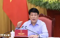 Chủ tịch nước Lương Cường làm việc với Văn phòng Chủ tịch nước về các nhiệm vụ trọng tâm thời gian tới