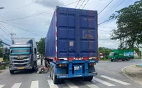 Hai mẹ con bị container cán tử vong ở TP Hồ Chí Minh