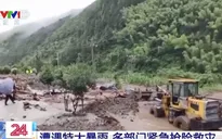 Mưa lớn gây lở đất, thiệt hại nặng ở miền Trung Trung Quốc