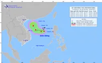 Áp thấp nhiệt đới giật cấp 8, cách quần đảo Hoàng Sa khoảng 360 km