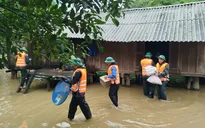 Quảng Bình: Di dời khẩn cấp 10 hộ dân do mưa lũ