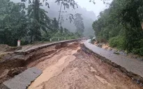 Mưa lớn gây ngập úng, sạt lở đất nghiêm trọng tại huyện Bạch Thông