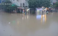 Mưa lớn gây ngập úng diện rộng tại Thái Nguyên, giao thông tê liệt
