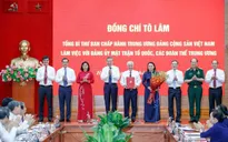 Tổng Bí thư Tô Lâm trao Quyết định thành lập Cơ quan Ủy ban Trung ương Mặt trận Tổ quốc Việt Nam