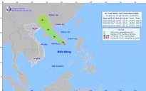 Áp thấp nhiệt đới giật cấp 8, cách quần đảo Hoàng Sa khoảng 440 km