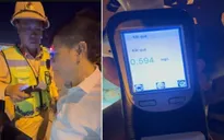 Tước GPLX tài xế vi phạm nồng độ cồn kịch khung trên đường cao tốc